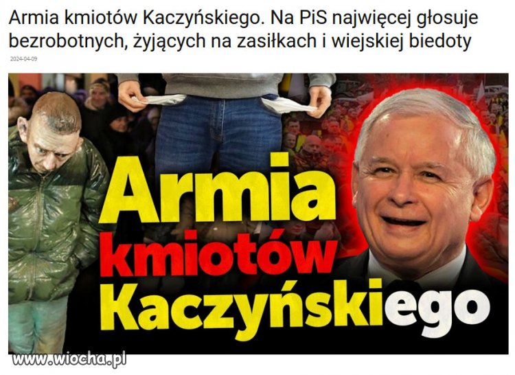 30 proc. PiS, betonowy elektorat "betonów"!