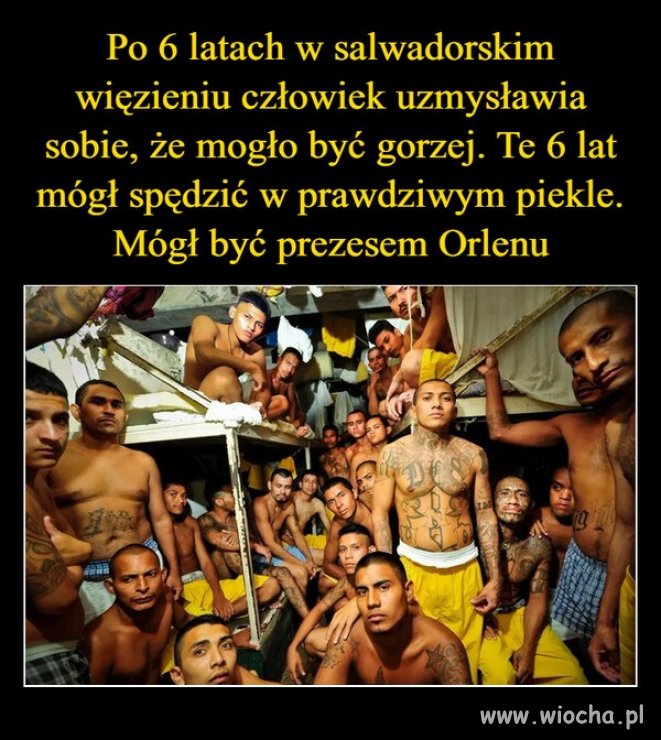 Ci więźniowie szczerze współczują prezesowi Orlenu