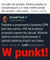 Tusk rozjechał pisiorów jak robale