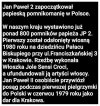 Sam przywiózł swój pomnik