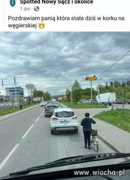Solidarna z kierowcami.