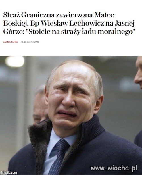 Podobno Putin po tej wiadomości