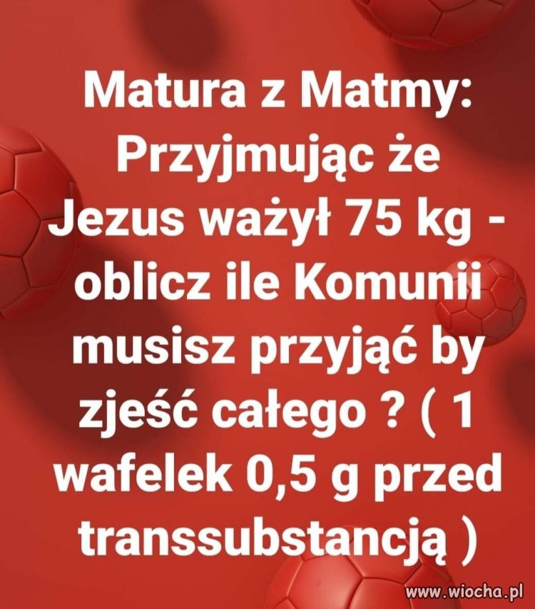 Matematyka katolika ...