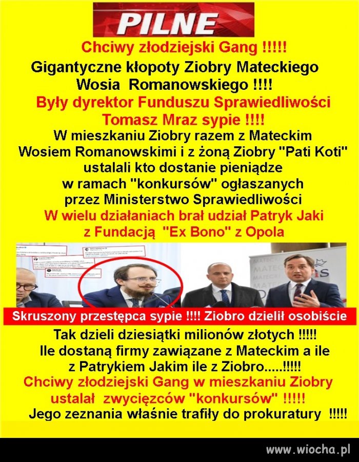 Wali się cała ziobrowsko / pisowska piramida ...