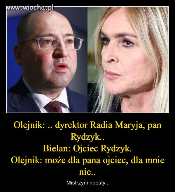 Nie wiem po co go zapraszają do telewizji 