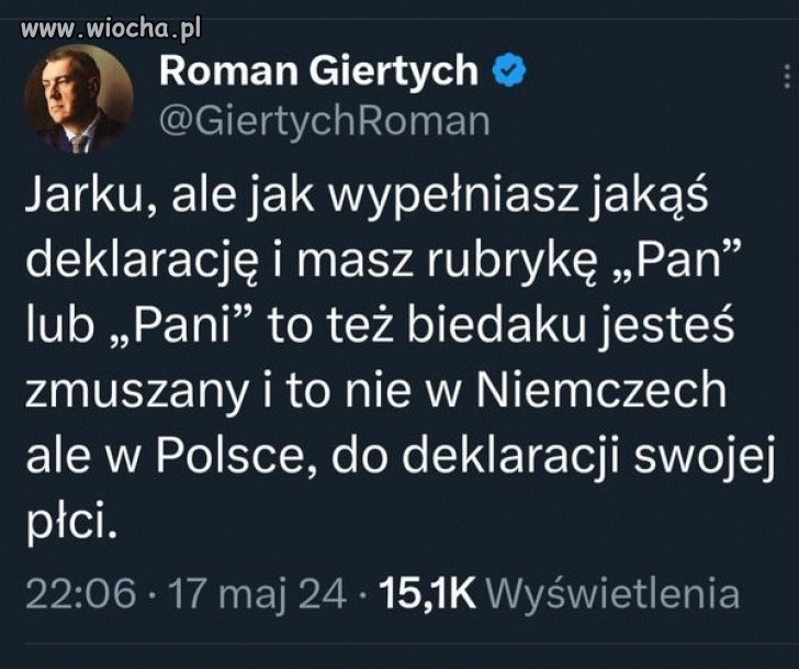 Romek jak zawsze celnie