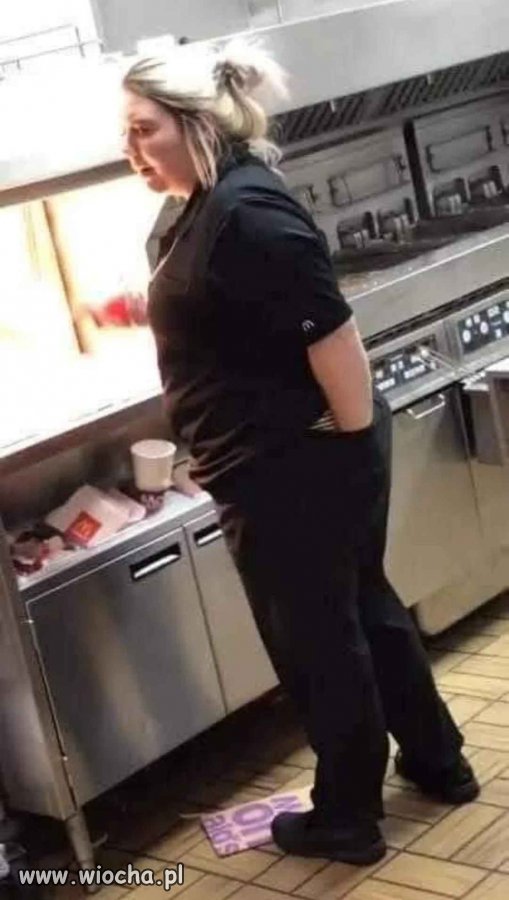 Taka sytuacja w znanym Fastfood.