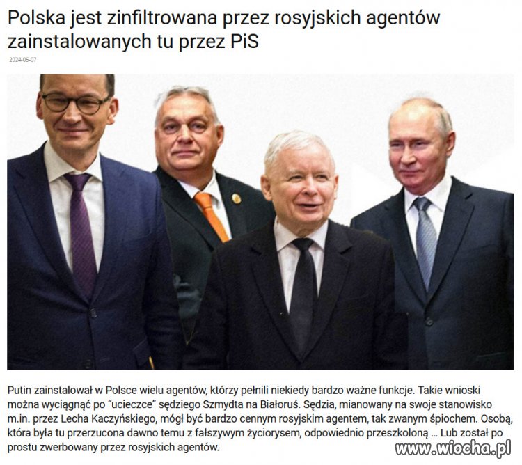 Ilu takich agentów, jak Szmydt funkcjonuje w Polsce?
