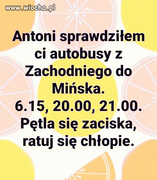Antek ratuj się