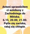 Antek ratuj się
