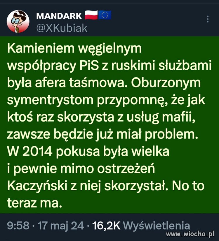 Pytając o związki z rosją ...