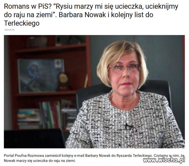 PiS juz mial swoj "raj", teraz chca uciekac...