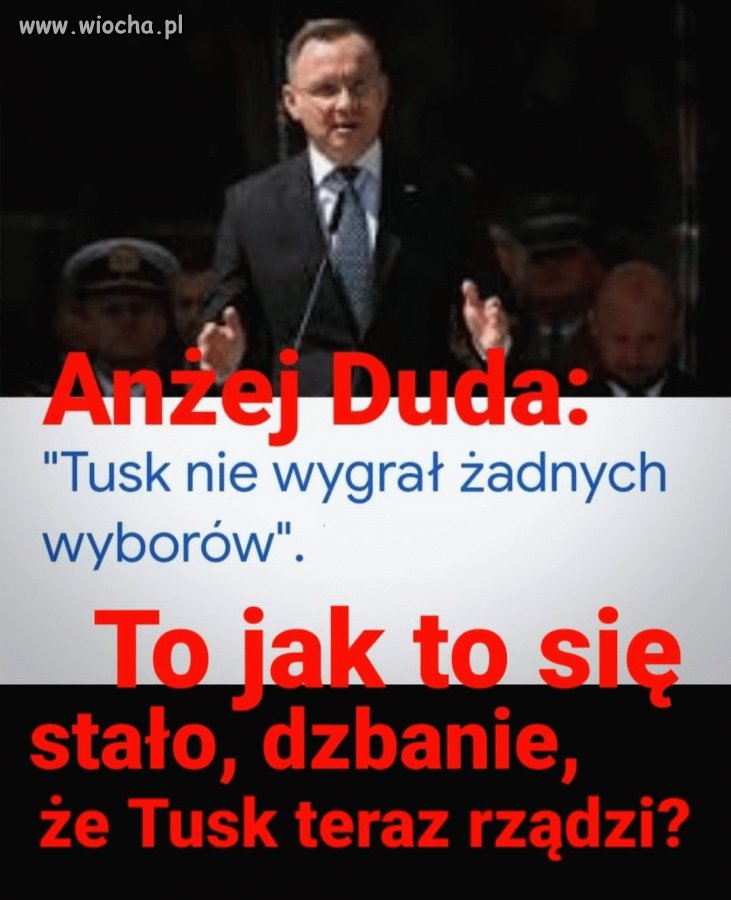 Anżej ty już mnie niczym nie zaskoczysz. Chyba...