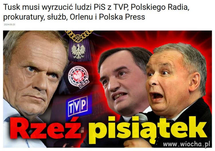 Wszedzie "sami swoi", V kolumna dywersji Kaczynskiego!