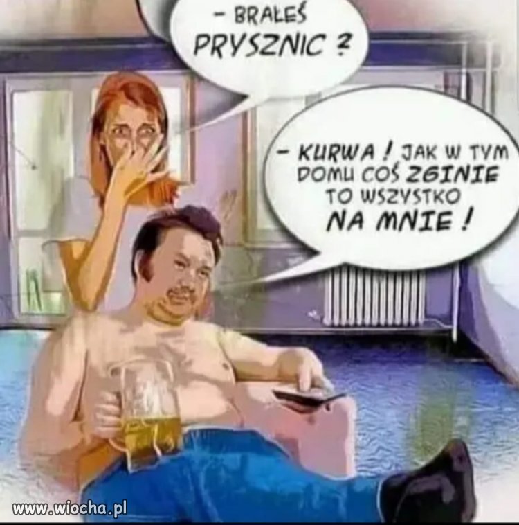 Chłopy myjcie się 