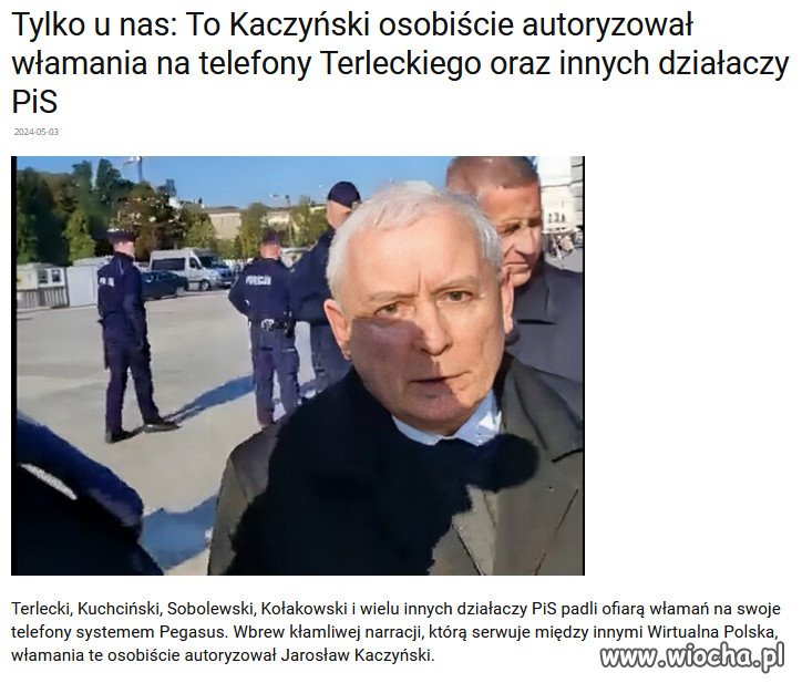 Przez 8 lat nic sie nie dzialo, bez decyzji Kaczynskiego!