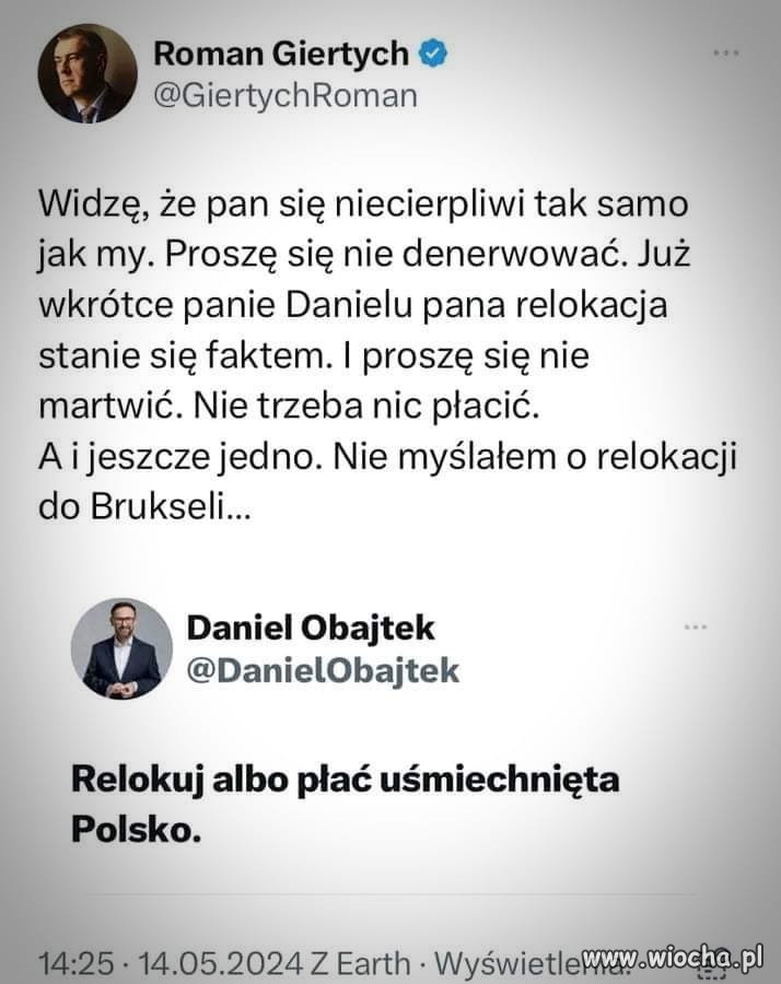 Należy jak najszybciej relokować Obajtka do Wronek