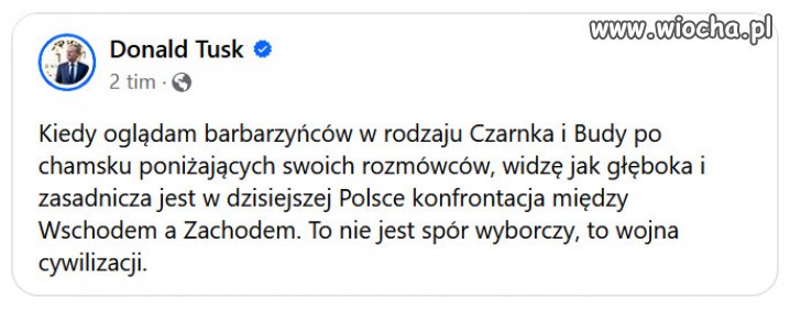 PiS i jego holota to daleki wschod, z dala od europejskiej cywilizacji!