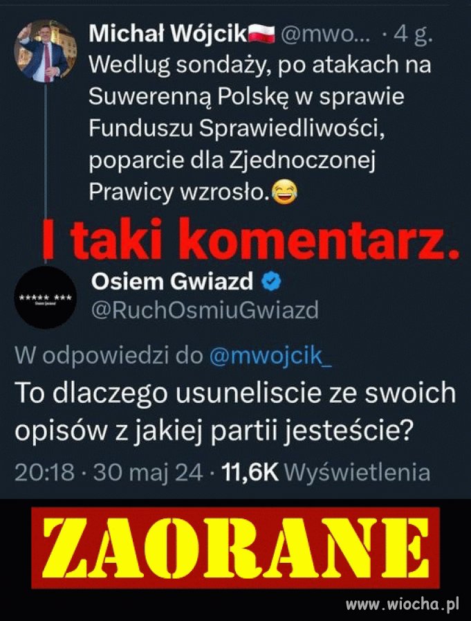 Wójcik koncertowo rozbrojony