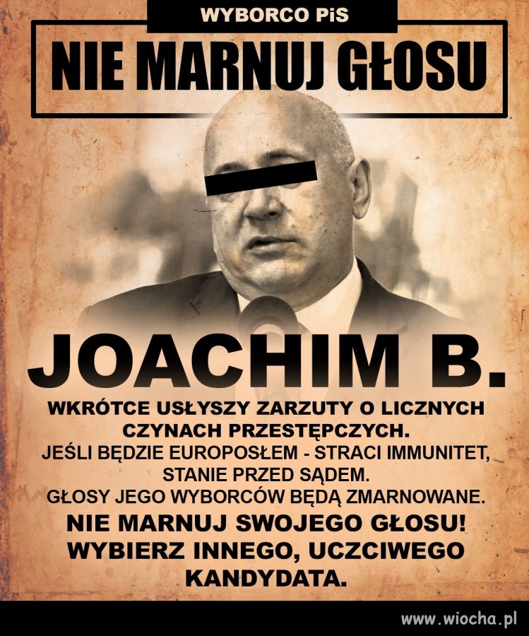 Ludu Pomorza Zach. i Lubuski. Nie głosuj na ch*ja