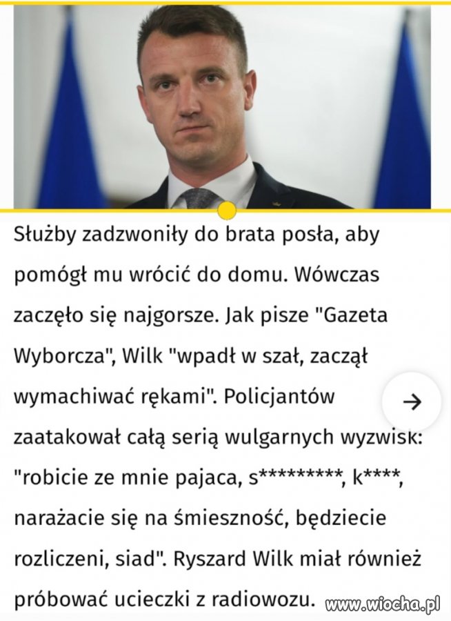 Poseł Ryszard Wilk - Konfederacja 