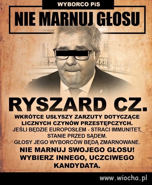 Ludu Wielkopolski. Nie głosuj na ch.ja ...