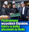 9-go czerwca mają okazję podziękować prezydentowi.