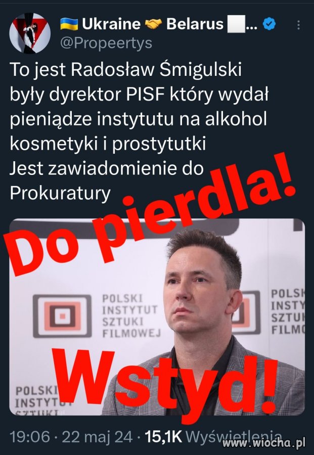 Wszystko poszło na zbożny cel, to gdzie problem. 