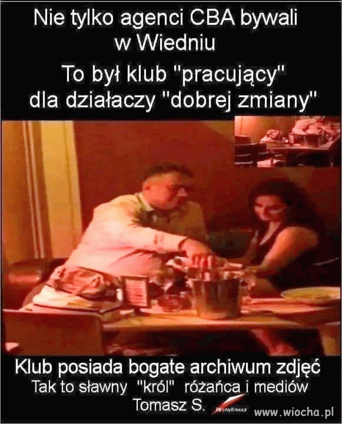 Opasły knur też sobie używał