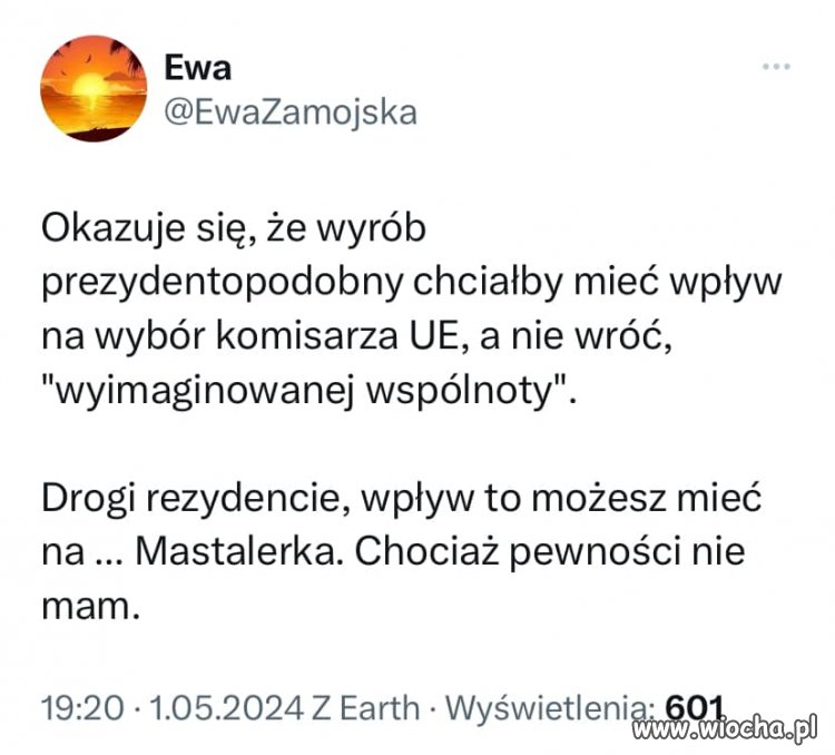 Dobrze powiedziane. Ja też mam wątpliwości ...