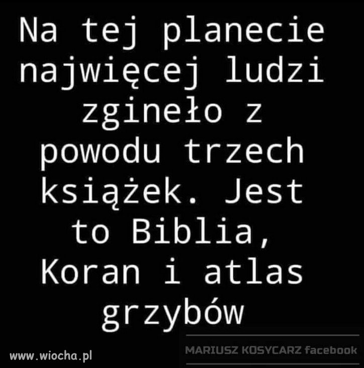 Uwazajcie... Bo to prawda, szczegolnie przy niedzieli!