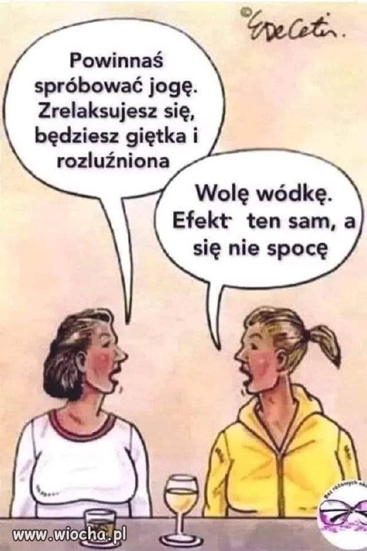 Wódka czy joga?