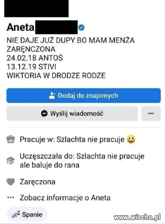 Aneta już nie daje 