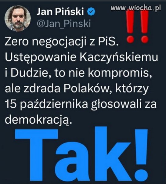 Z kryminalistami PiSu się nie dyskutuje, ich się rozlicza