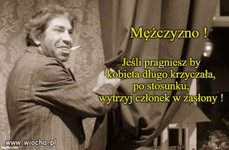 Z poradnika Casanovy.