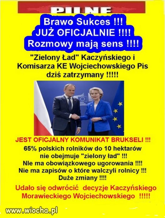 "Rolnikom" PiSu, Rydzyka i Konfederosji brakuje argumentów...