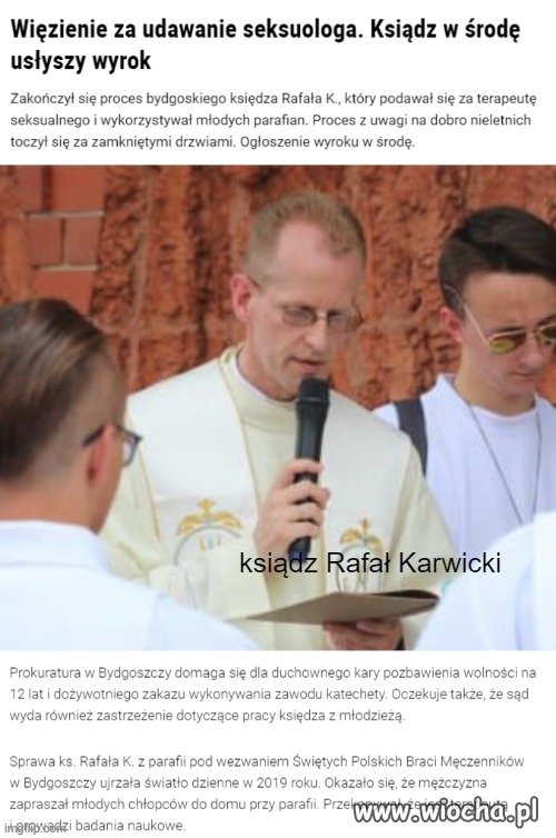 Mierzył chłopakom siusiaki,