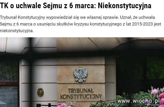 A więc trybunał kucharki stwierdził że