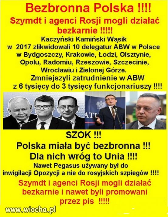 PiS to zdrajcy, antyeuropejska agentura Putina!