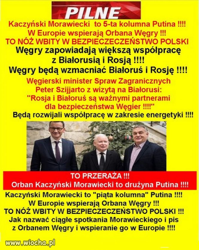PiS to wspolczesna antyeuropejska, prorosyjska Targowica!