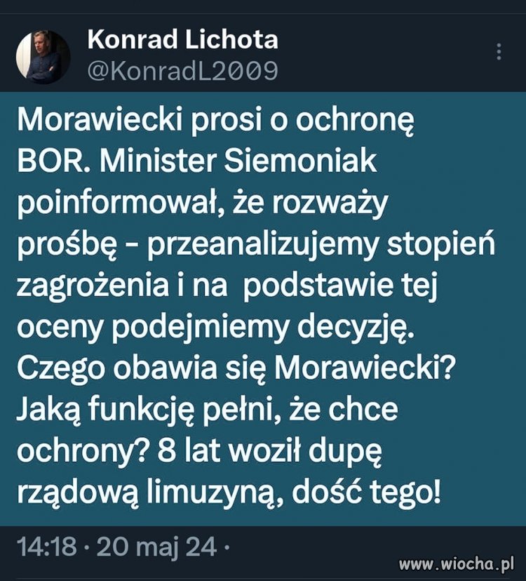 Czego on się boi ?