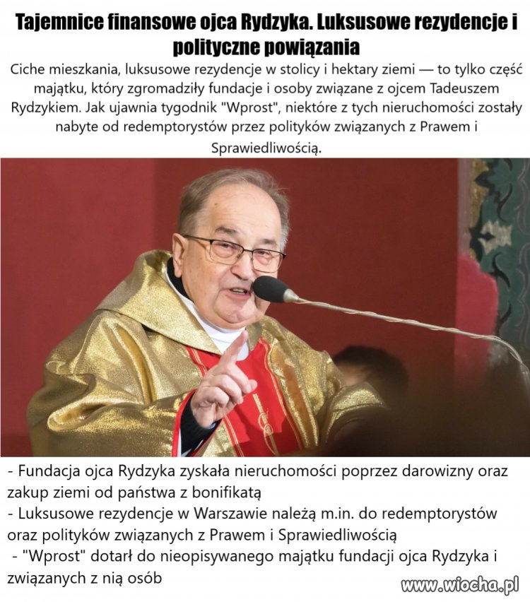 Tajemnice finansowe Rydzyka