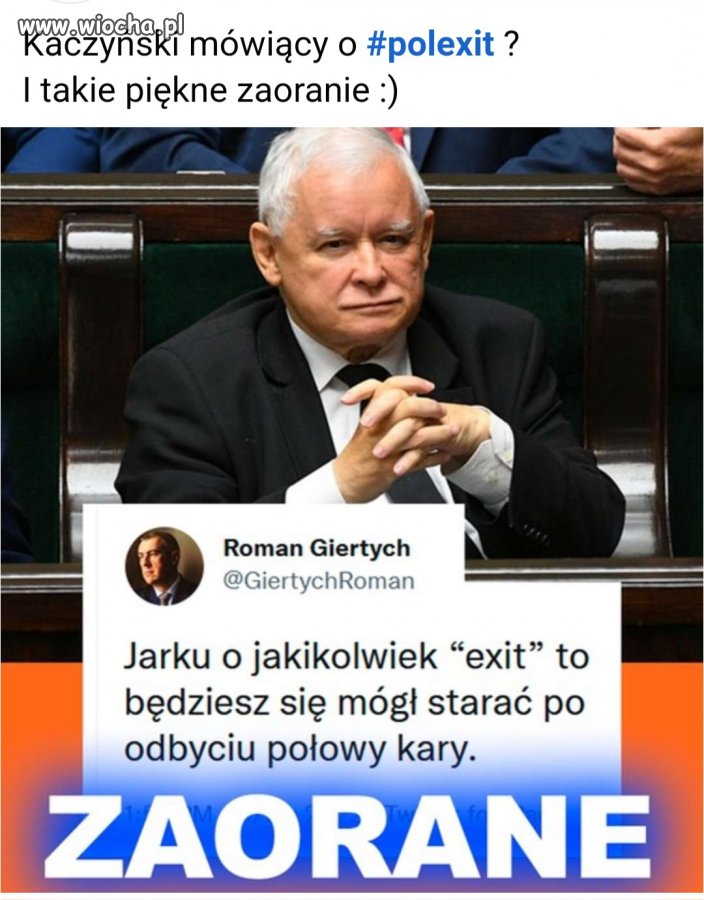 Piękna orka po pisowskim pedale