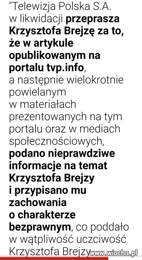 Pisowska szczujnia znów przeprasza