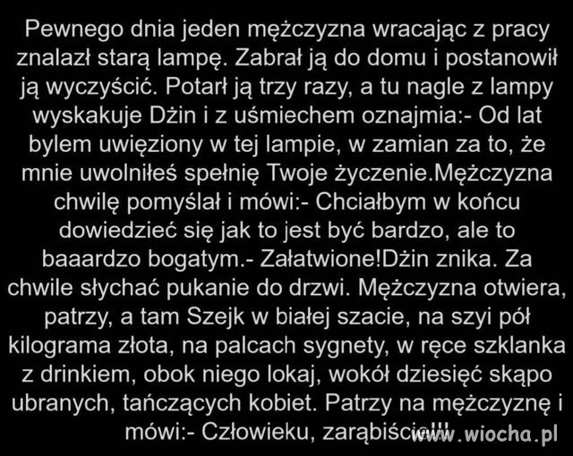 Zastanów sie nad życzeniem
