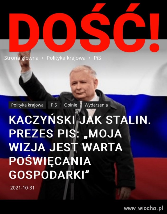 Prezes ma wizję. Strach się bać !