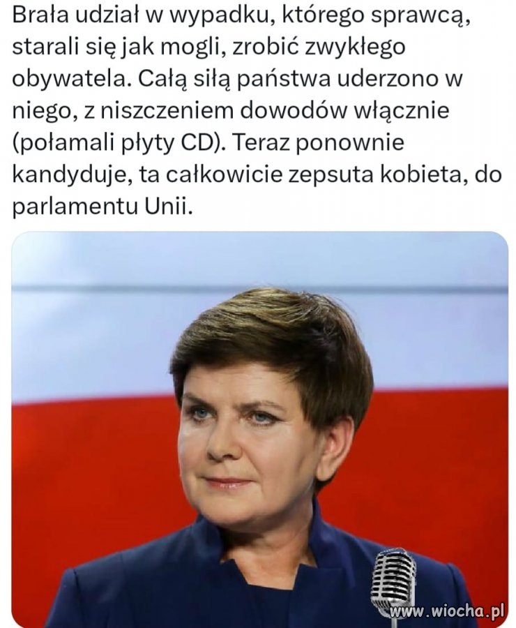 Gadała, że dobro Polaków jest najważniejsze ...