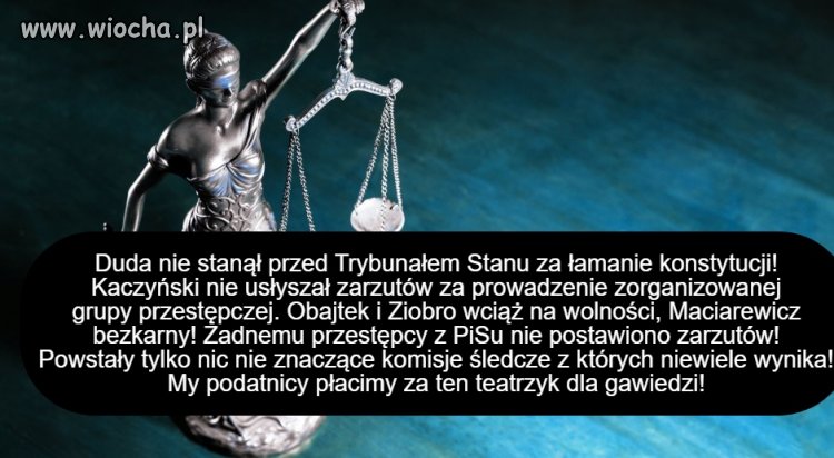 Wymiar sprawiedliwości nie działa!!!