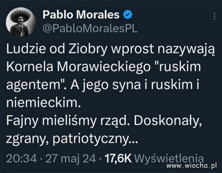 Tatuś Morawieckiego to wyjątkowa gnida, a synek 