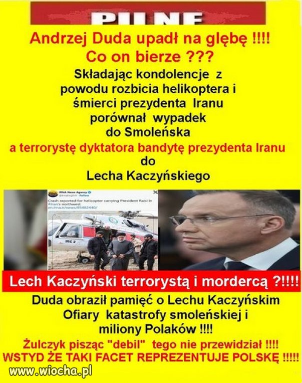 Cóż wymagać od tępej, podrzędnej dudy?